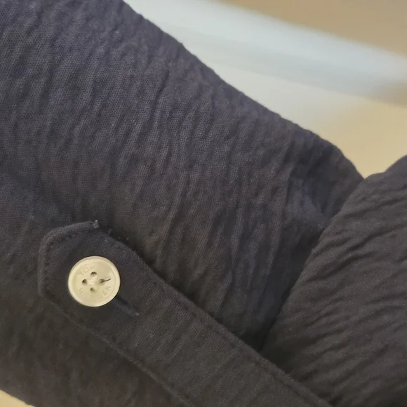 Tommy Hilfiger Navy Blue Button Down Shirt M - Picture 5 of 5